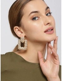 Trendy Gold Alloy Drops & Danglers