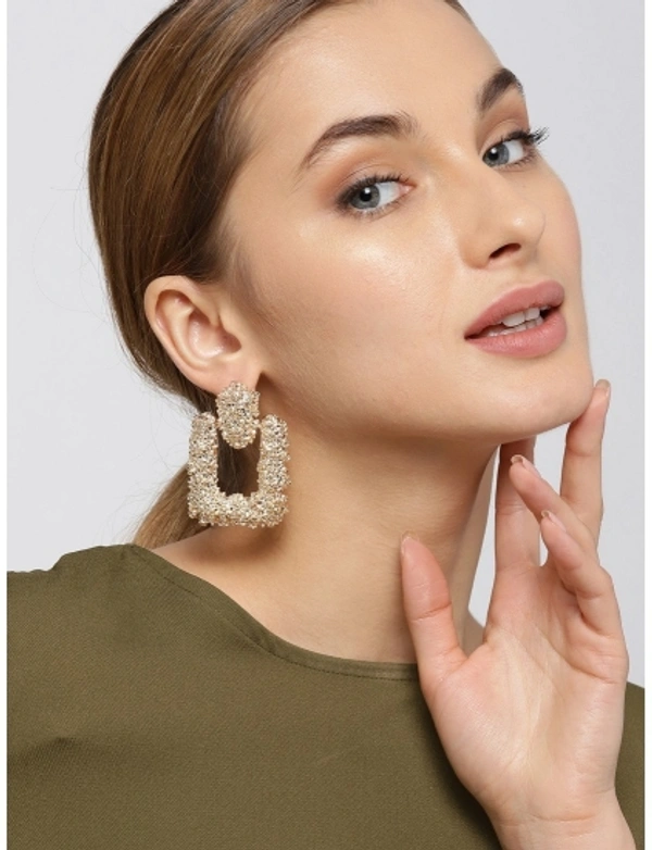 Trendy Gold Alloy Drops & Danglers