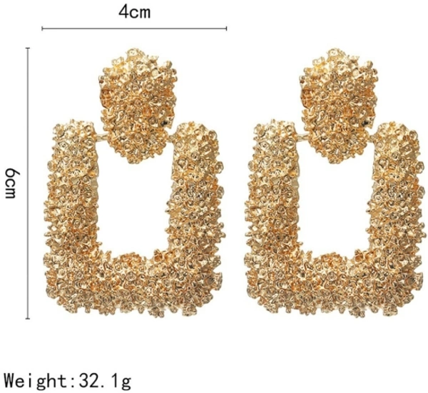 Trendy Gold Alloy Drops & Danglers