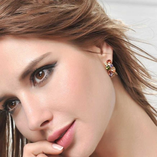 Stylish Earings Latest Design Party Wear Ear Rings Jewellery Alloy Hoop Earring