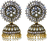 Designer golden Jhumka earrings Alloy Jhumki Earring
