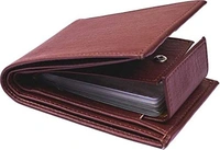 Trend Boys Brown Genuine Leather Wallet - Regular Size