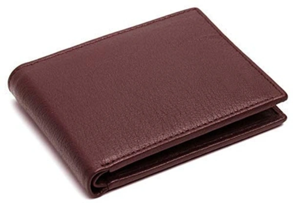 Trend Boys Brown Genuine Leather Wallet - Regular Size