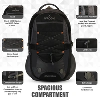 WROGN Laptop backpack spacy unisex backpack fits upto 16 Inches/college bag/school bag 55 L Backpack