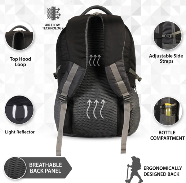 WROGN Laptop backpack spacy unisex backpack fits upto 16 Inches/college bag/school bag 55 L Backpack