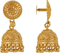 Aditya Fashion Brass Stud Earring And Mangalsutra Set