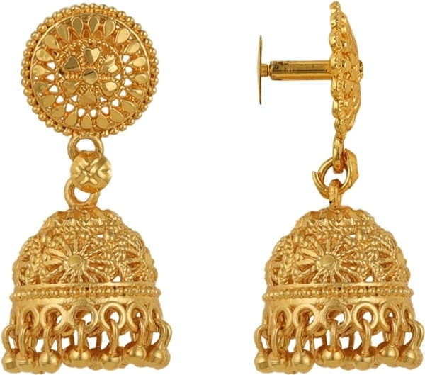 Aditya Fashion Brass Stud Earring And Mangalsutra Set