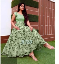 Women Kurta   - M, Light Green