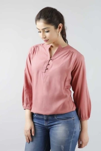 Casual Women Pink Top - Pink, L