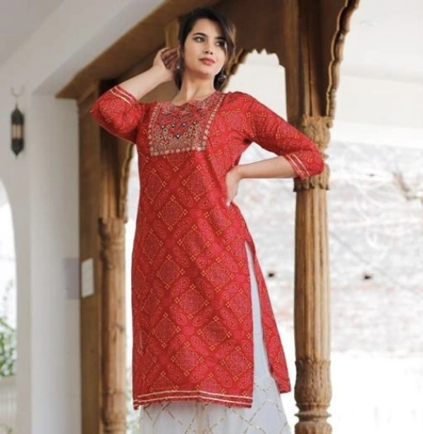 Women Floral Print Kurta - XXL