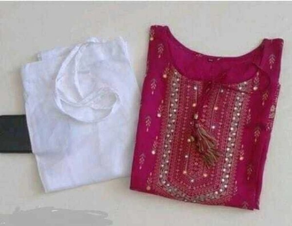 Women Kurta and Pant Set - Blue, M