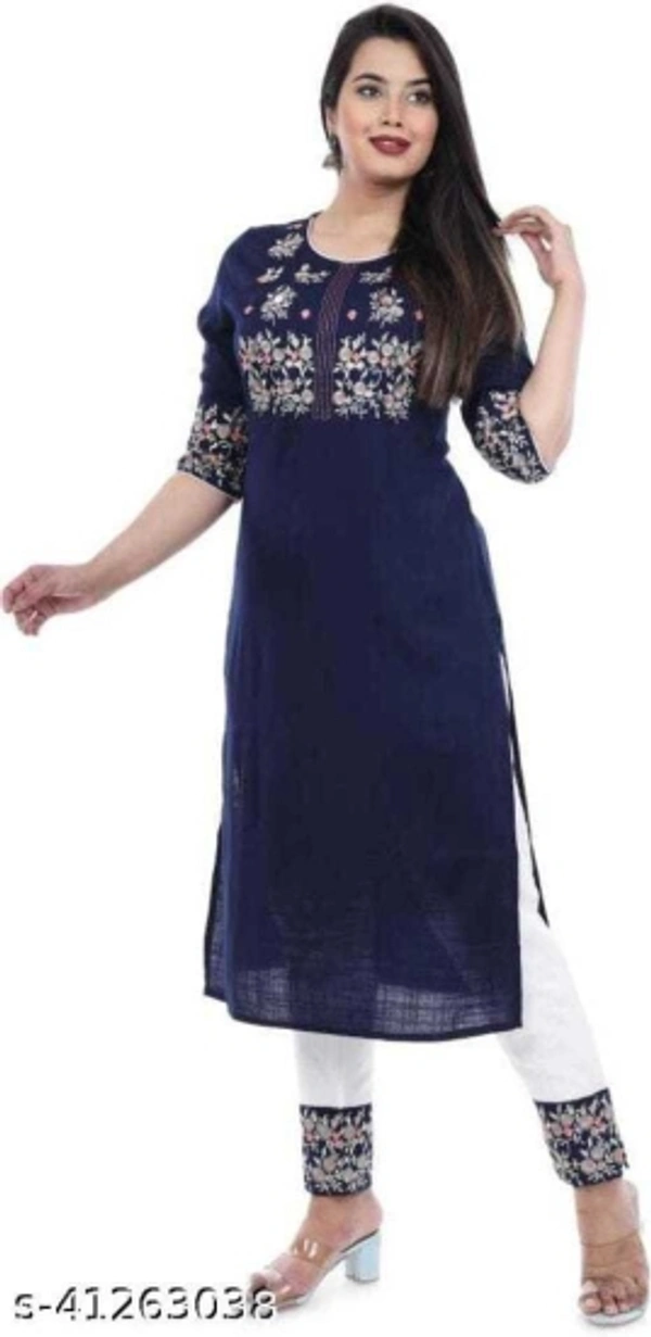 Women Kurta and Pant Set - S