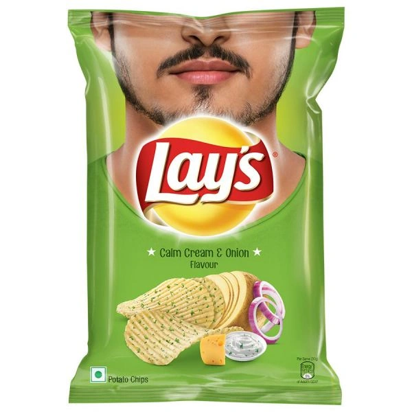 Lays Potato Chips - Calm Cream & Onion Flavour - 30 gm