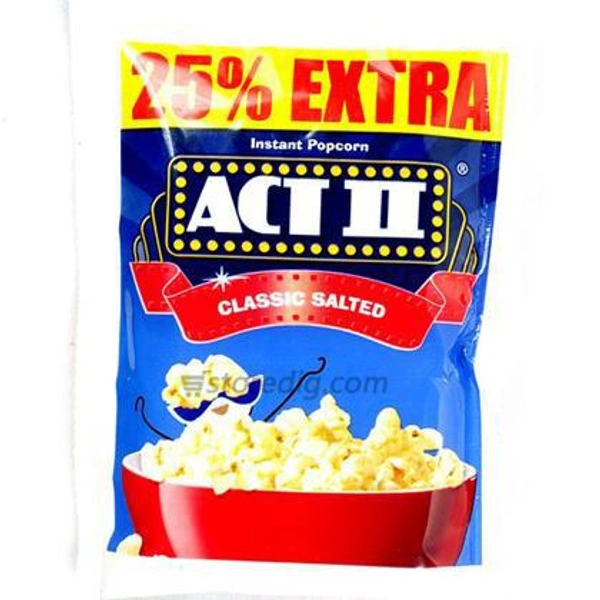 ACT II Instant Popcorn - Classic Salted - 30 g