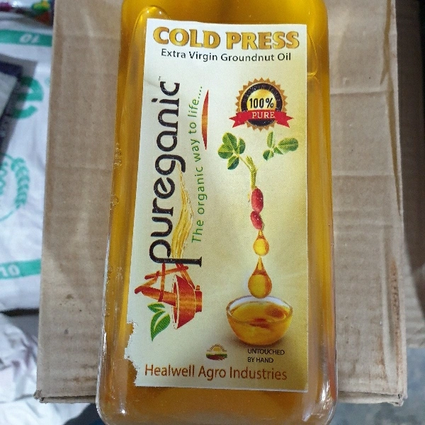 PureGanic Groudnut Oil 1ltr