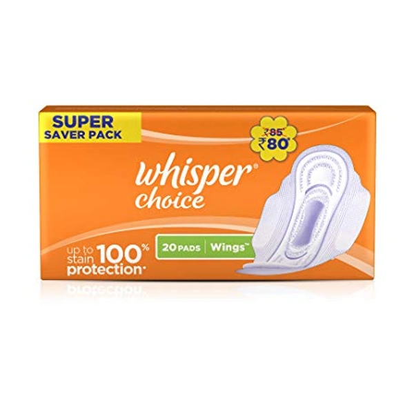 Whisper Choice Wing 20Pad