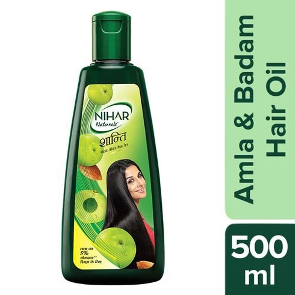 Nihar Shanti Amla and Badam Oil 500Ml