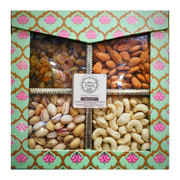 Go Pantri Dry fruits Gift pack  - 500G