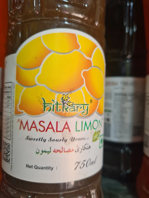 Hitkari Sarbat 750ml - Masala Lemon