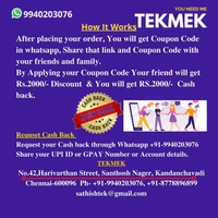 TEKMEK Jhulla Form Tekmek - Color your choice , On EMI purchase , AND GET IT FOR 17999/-