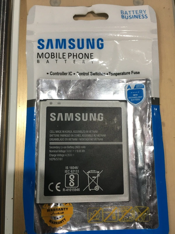 Samsung J7 Battery  2600Mah/9.88wh - Gray, IEC62133
