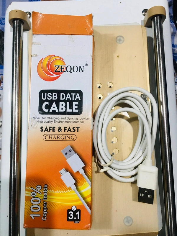 ZEQON 3.1USB Data Cable - White, USB Cable