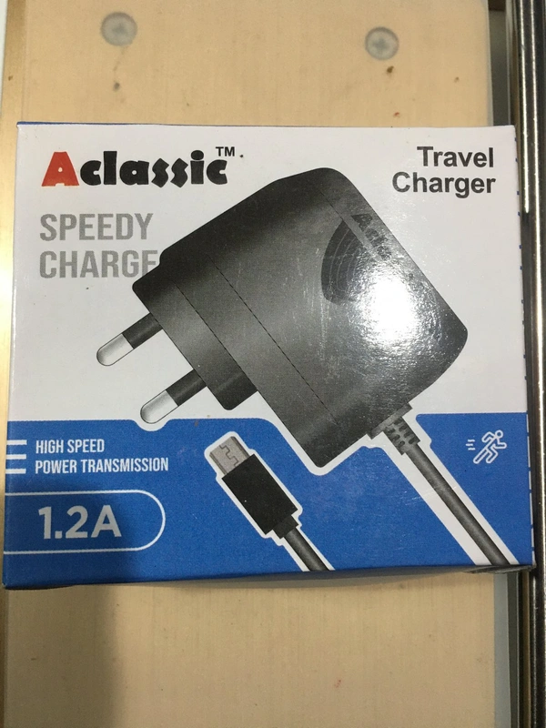  Aclallic  SPEEDY CHARGER OUTUT 5 V/ 1.2 Amp - Black, C-10