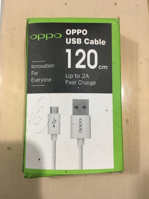 Oppo USB Cable - White, To 2A