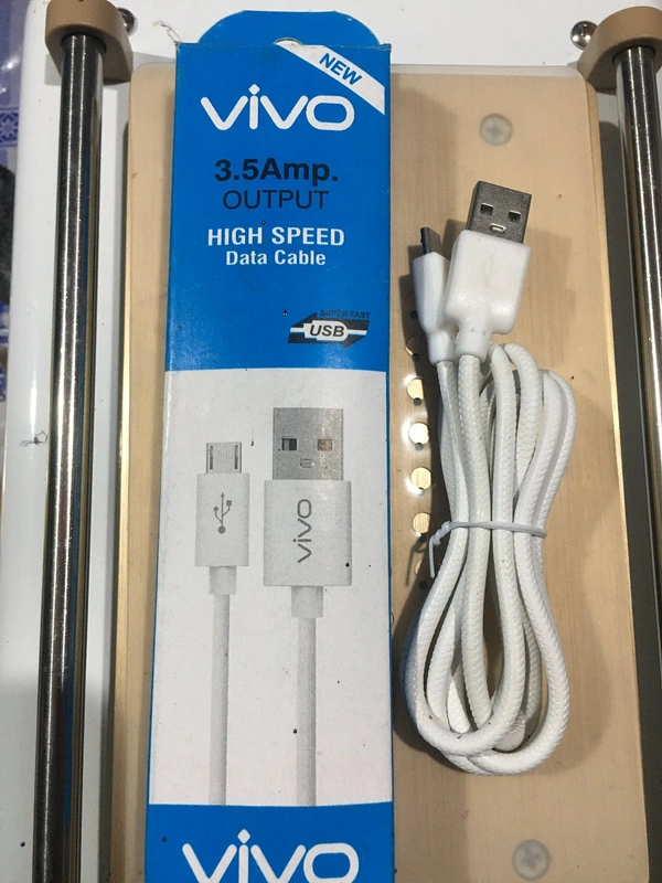 Vivo HIGH SPEED USB Cable 3.5Amp - NEw, White