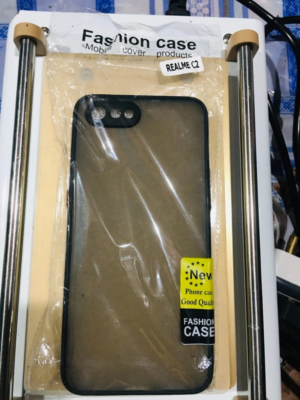 REALME C2 Back Cover Mobile - Silver, C2
