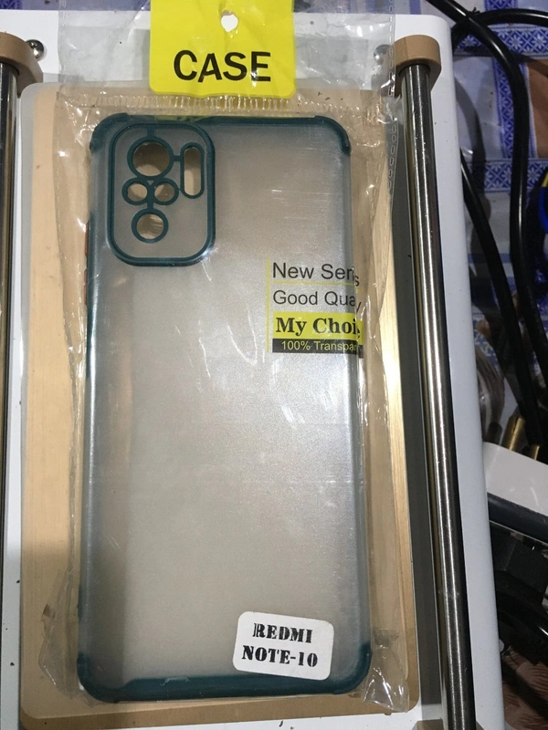 REDmI NOTE-10 Back Cover - Silver, 10