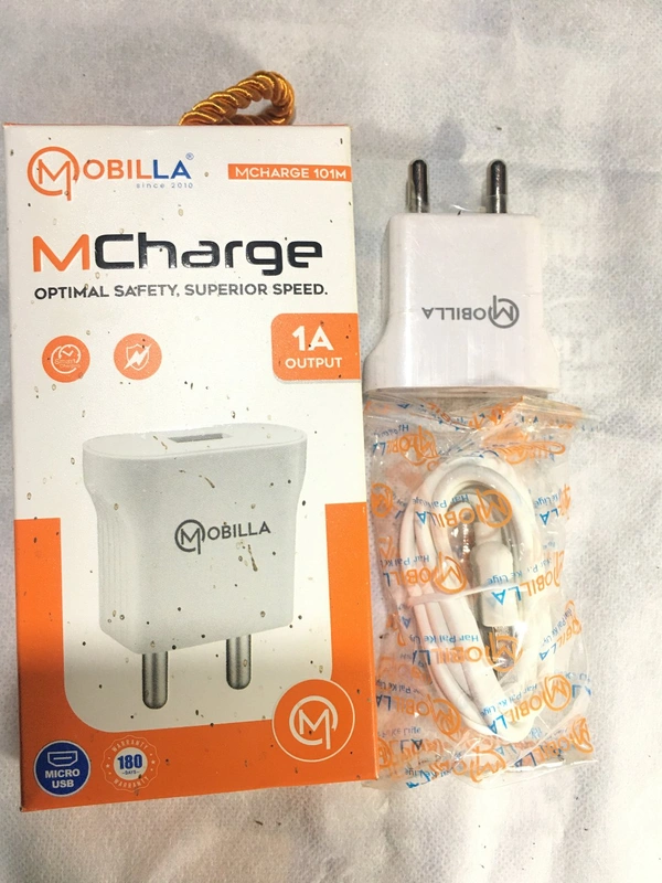 MOBiLLA 1Amp OPTIMAL SAFETY - White, 1A
