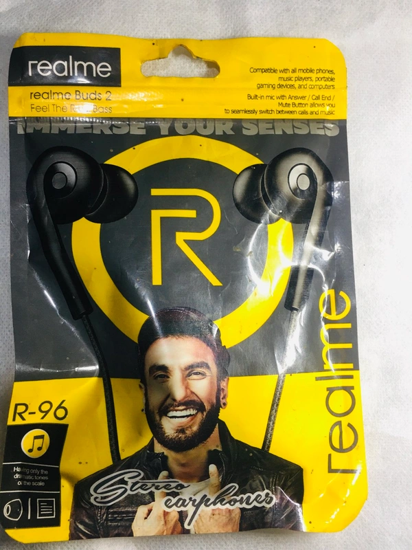 Realme Headphone Buds 2 Bass - Black, R-96