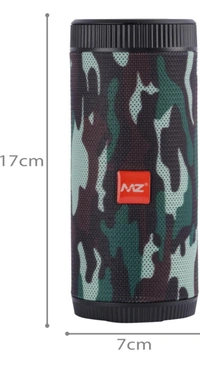 MZ Speakers,DJ Bluetooth Output Power 4.5w*2 /1200mah/input DC5v - Verdun Green, KT.125