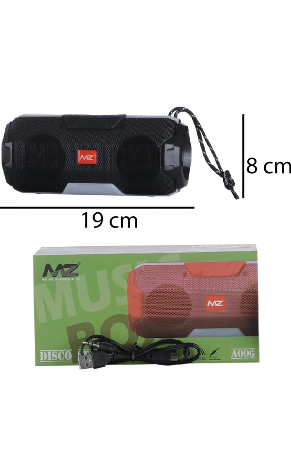 MZ Speakers,DJ Bluetooth Output Power 4.5x2/2200mah/input DC5v - Black, MZ.A006