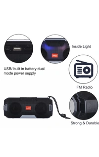 MZ Speakers,DJ Bluetooth Output Power 4.5x2/2200mah/input DC5v - Black, MZ.A006