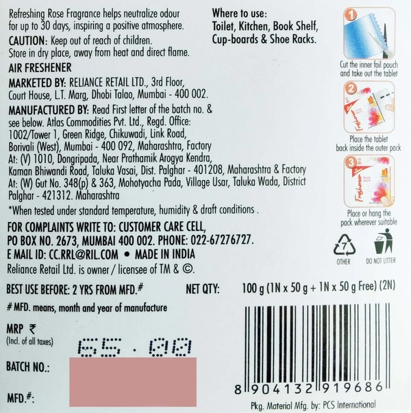 Room Freshner - Rose Mist - My Home