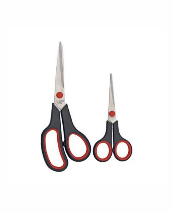 Scissors for Multipurpose Craft and Vegetables - Red, 8 inches