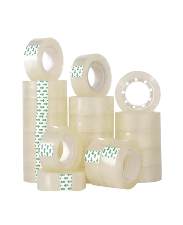 Stationery Cello Tape  Size 18mm X 30 Meterr Rolls Pack Of 20 - 18.5mm X 25 Meter Roll