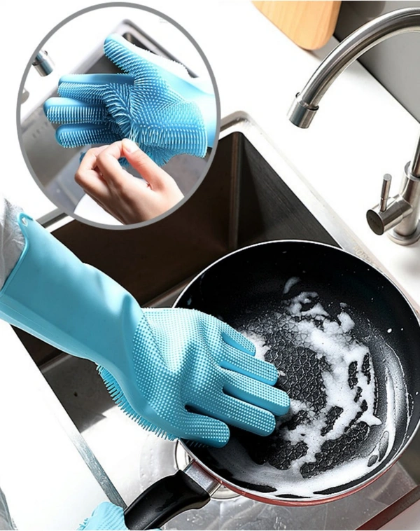 Silicon Handglove for Cleaning Utensils  - Pelorous, Free Size