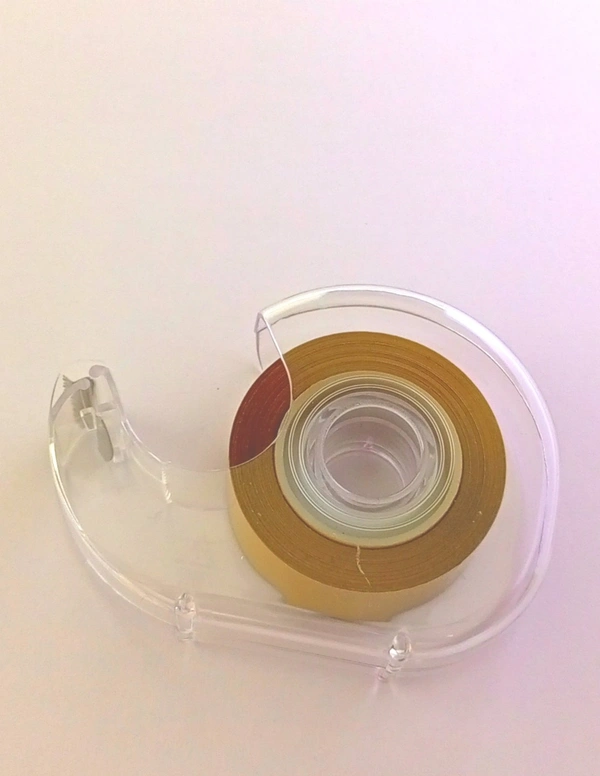 Cello Tape Dispenser Cutte Colour Transparent Size 75MM pack of 2 