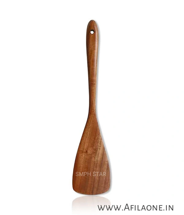 Wooden Cooking Spoons( Set of 5) Non-Stick Serving and Cooking Spoon Kitchen Tools Utensil, - Brown