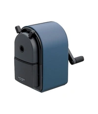 Metal Body Pencil Sharpener (Blue) - Red Orange
