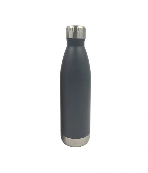 Water Bottle 800 Ml Standard Steel Ceramic Coated Pack Of 1 - Black