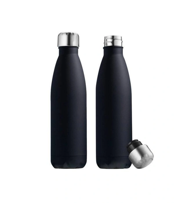 Stainless Steel Single Wall Water Bottle, 750ml pack of 2 