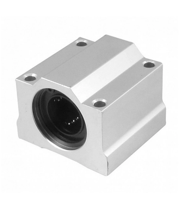 2pcs SC20UU 20mm Linear Ball Al Block Bearing for CNC/Robotics/DIY Projects - CI, 20 MM Road