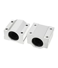 2pcs SC20UU 20mm Linear Ball Al Block Bearing for CNC/Robotics/DIY Projects - CI, 20 MM Road