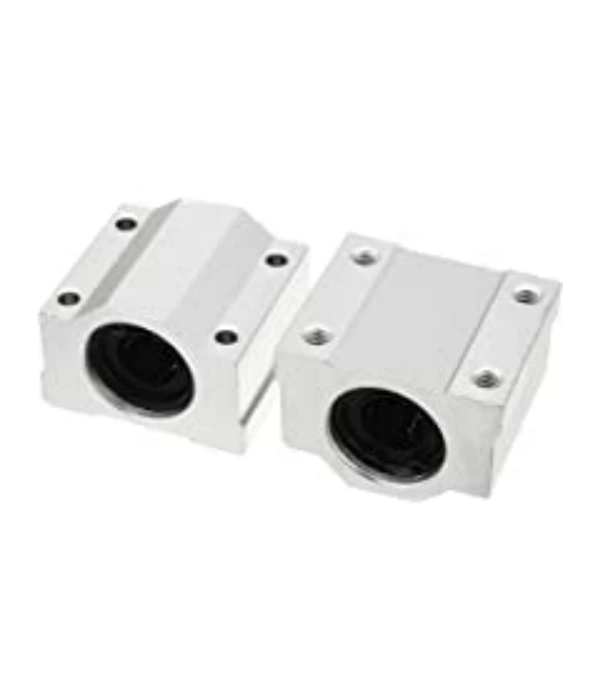 2pcs SC20UU 20mm Linear Ball Al Block Bearing for CNC/Robotics/DIY Projects - CI, 20 MM Road