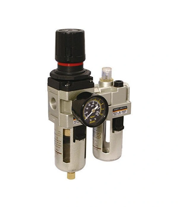 TC2010-02 FRL WITH METAL GUARD AND GAUGE SIZE-1/4" - 1/4"