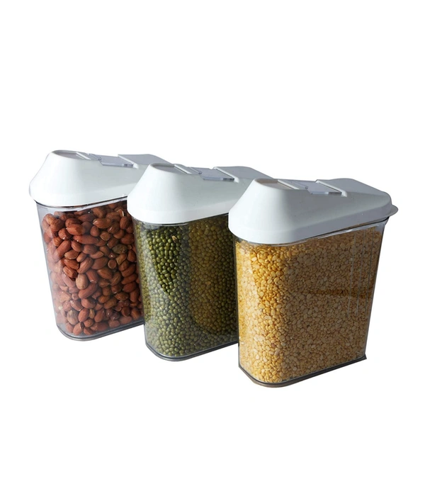 Flow Storage Container For Kitchen Set of 1 Pcs,(750 ml x 3)